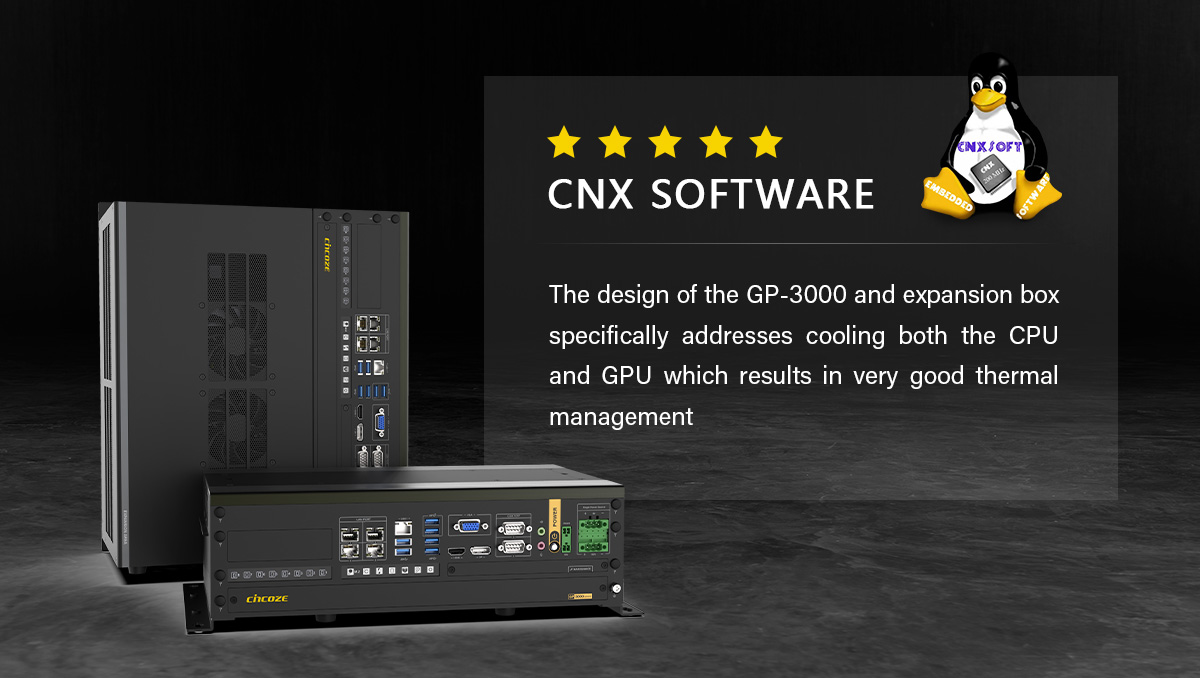 [ Ürün İncelemesi ] CNX SOFTWARE'den Cincoze GP-3000 Ayrıntılı İncelemesi