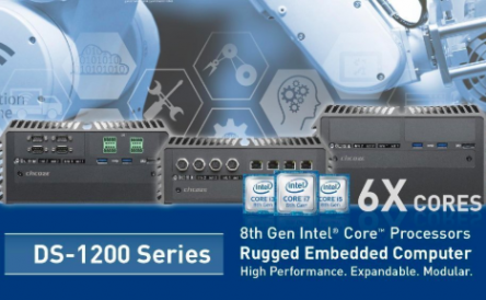 Cincoze, 8. Nesil Intel® Core ™ İşlemci, Modüler Tasarım ve PCI / PCIe Genişletme özelliklerine sahip DS-1200 Serisi Sağlam Gömülü Bilgisayarı duyurdu