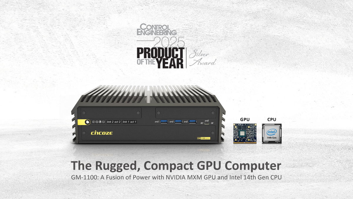 Cincoze, Gömülü MXM GPU Bilgisayarı ile 2025 Yılının Ürünü Ödülüne Layık Görüldü!