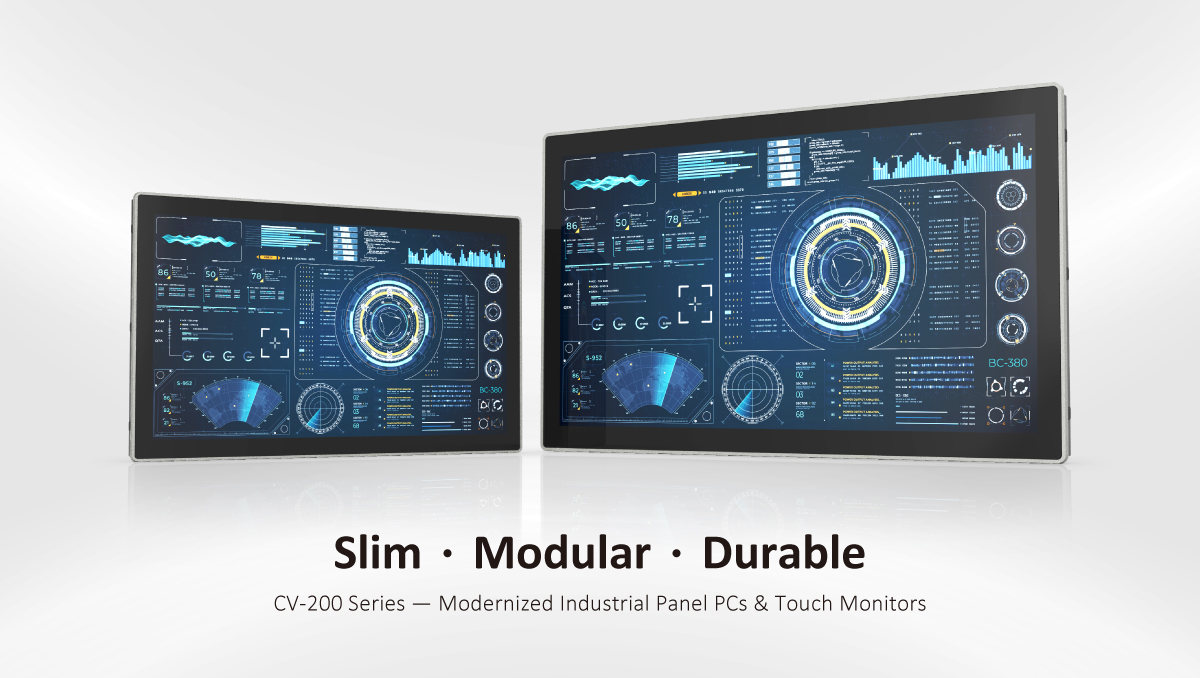 Cincoze, Gelişmiş HMI ve Görselleştirme için Yeni İnce Endüstriyel Ekran Çözümlerini Piyasaya Sürdü